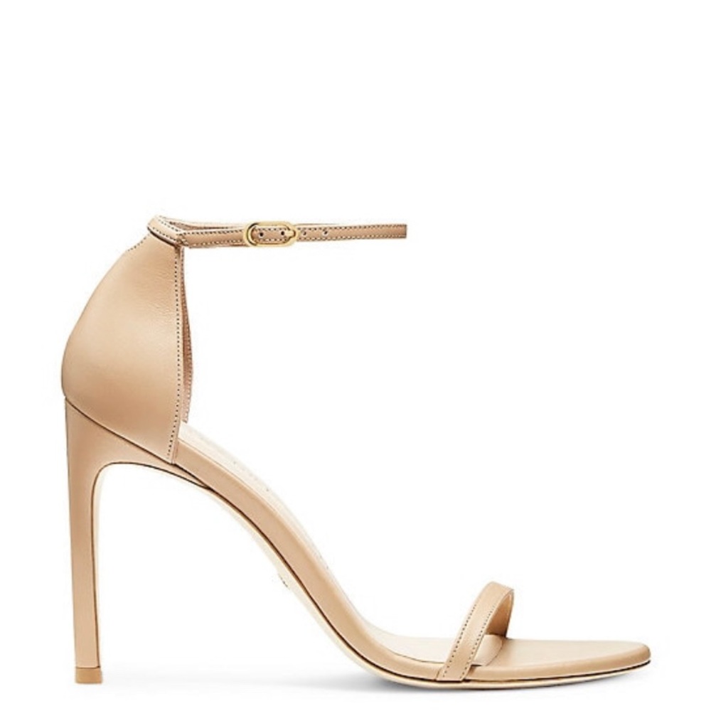 Stuart Weitzman Nude Nudistrong Leather Heels